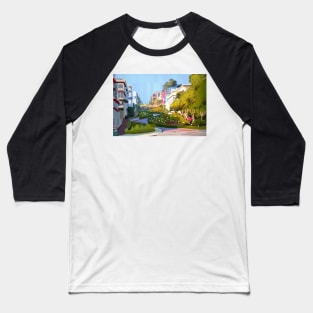 Lombard Street Baseball T-Shirt